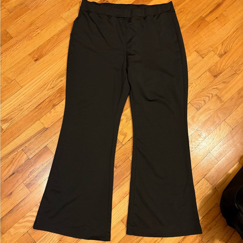 SHEIN Black Flare Pants 3XL True to size - Tall Women’s Plus Size
